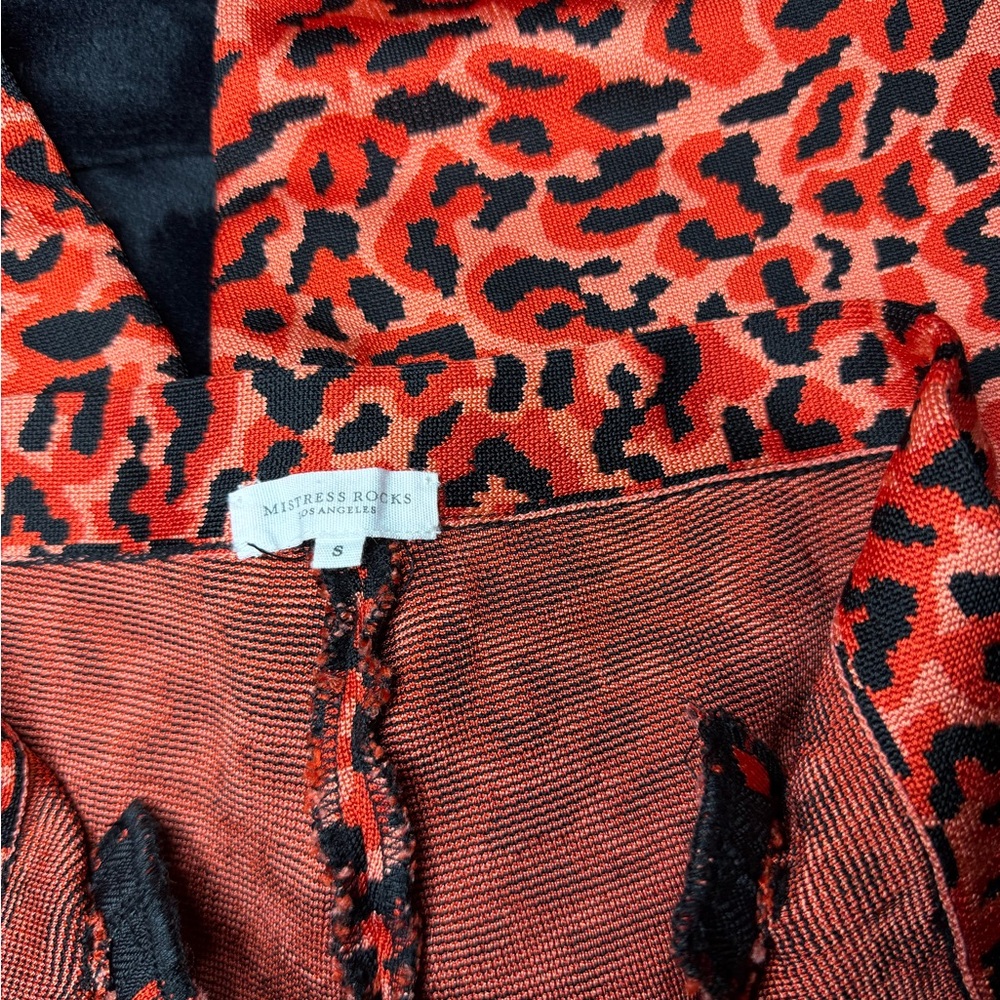 Mistress Rocks Leopard Bandage Pants - Picture 9 of 10